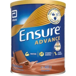 Abbott Ensure Advance Formula Nutrivigor Integratore Alimentare Proteico Cioccolato 400G