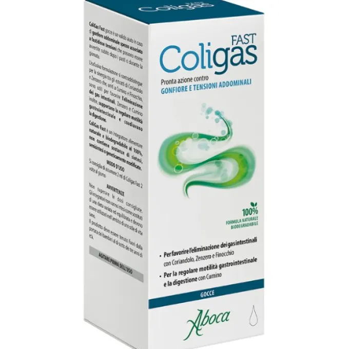 Aboca Coligas Fast Gocce 75 Ml Gonfiore