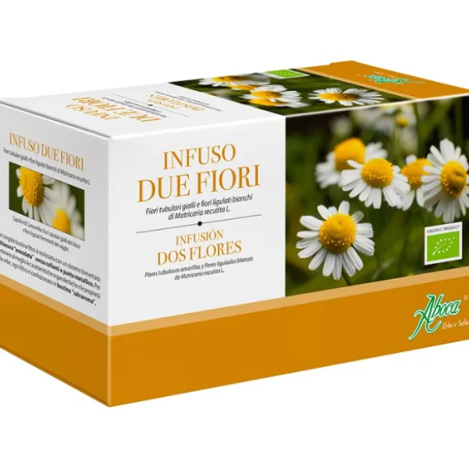 Aboca Infuso Due Fiori Tisana Camomilla Rilassante 20 Bustine Alimenti Normali