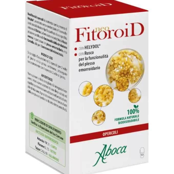 Aboca Neofitoroid Opercoli Integratore Plesso Emorroidario 50 Opercoli 500 Mg
