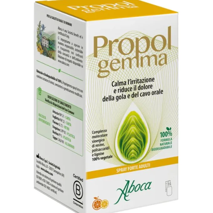Aboca Propolgemma Spray Forte Adulti Irritazione Cavo Orale 30 Ml Disinfettanti Bocca E Gola Spray