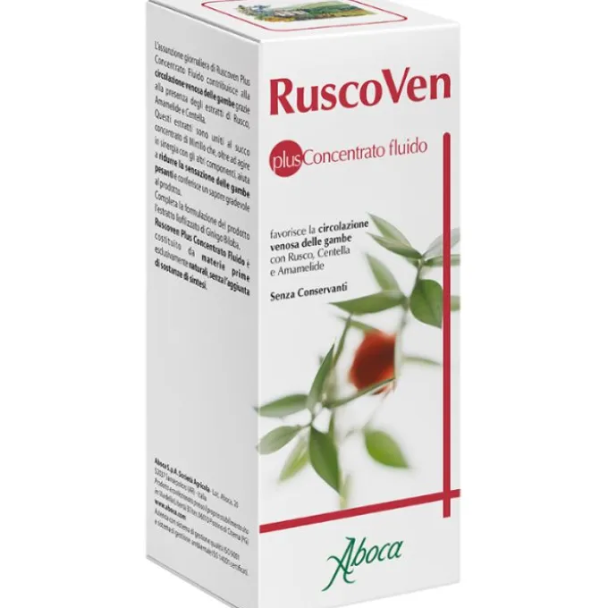 Aboca Ruscoven Plus Conc Fluido 200G Integratori Venotonici