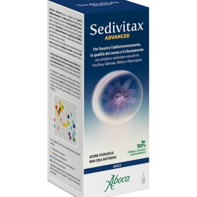 Aboca Sedivitax Advanced Integratore Per Favorire Il Sonno Gocce 75 Ml