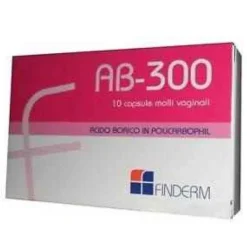 Ab 300 Ovuli Vaginali 10 Capsule Molli Disinfezione Intima