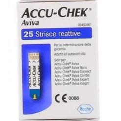 Accu-Chek Aviva Strisce Reattive Glicemia 25 Pezzi