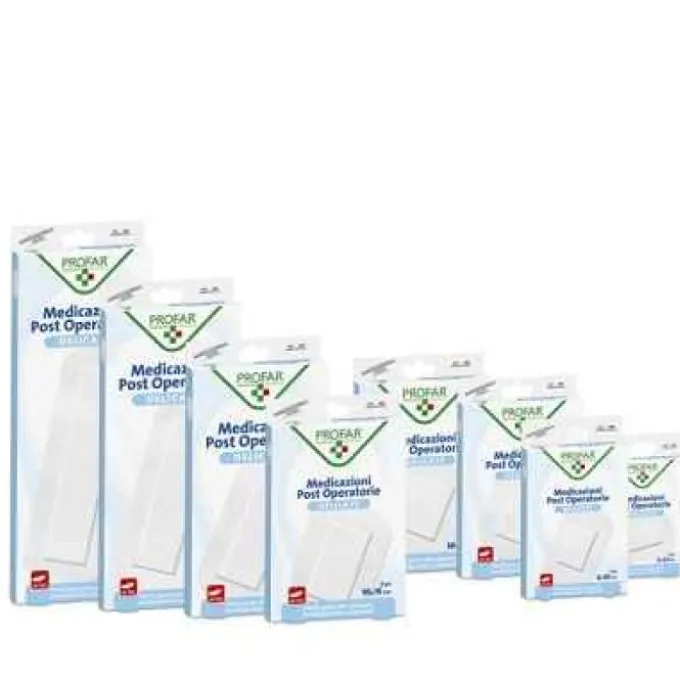 Acquastop Medicazione Post Operatoria Profar Med 10X25 Cm 3Pezzi Cerotti Post Operatori Impermeabili