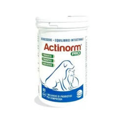 Actinorm Pro Benessere Intestinale Cani E Gatti 60 Compresse Integratori Per Animali