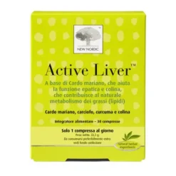Active Liver 60 Pastiglie Gommose Senza Zucchero Gusto Pesca/Mango Regolarita E Depurazione