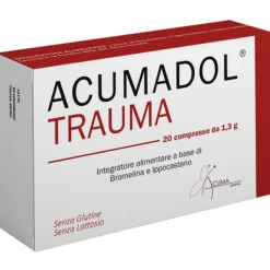 Acumadol Trauma 20 Compresse Da 1.3 G Senza Glutine Senza Lattosio Integratori Venotonici