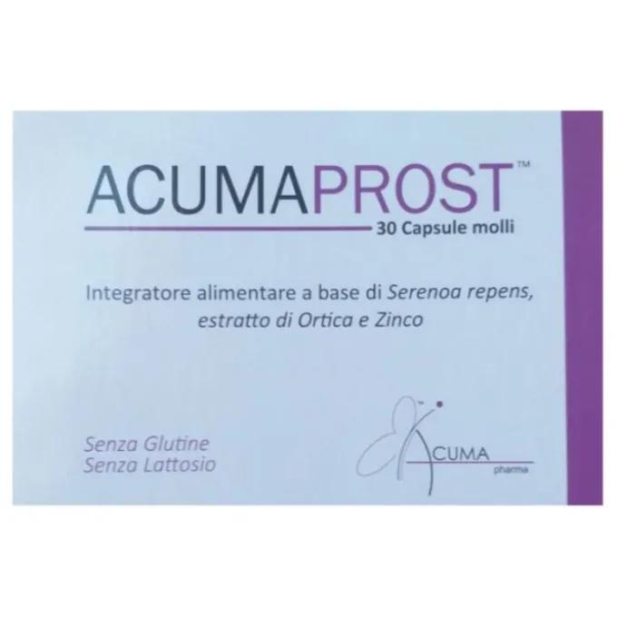 Acumaprost 30 Capsule Molli Salute Intima Uomo