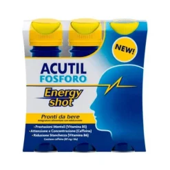 Acutil Fosforo Energy Shot Integratore Energetico 3X60 Ml