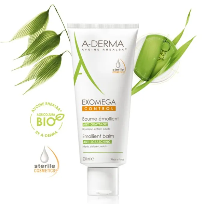 Aderma A-Derma Exomega Control Latte Emolliente Per Pelle Secca A Tendenza Atopica 200Ml Nuova Formu