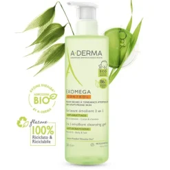 Aderma A-Derma Exomega Control Gel 2In1 Per Pelle Secca E A Tendenza Atopica 500 Ml