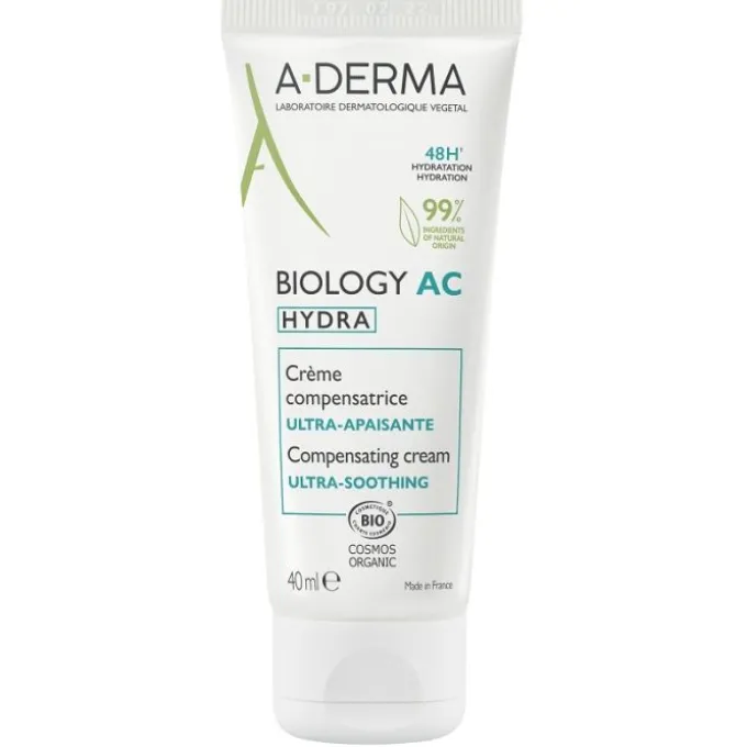 Aderma Biology Ac Hydra Crema Compensatrice Ultra Lenitiva 40 Ml Idratanti Viso Pelle Secca