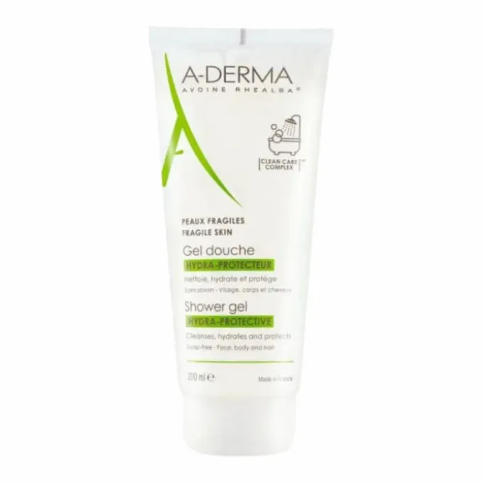 Aderma Les Indispensables Gel Doccia Hydra-Protettivo 200 Ml Detersione Pelle Secca