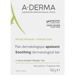 A-DERMA LES INDISPENSABLES PANE DERMATOLOGICO LENITIVO 100G - COSMETICO LENITIVO