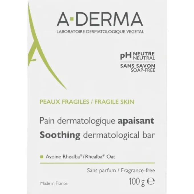 A-DERMA LES INDISPENSABLES PANE DERMATOLOGICO LENITIVO 100G - COSMETICO LENITIVO