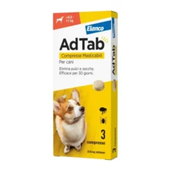 Adtab 3 Cpr Masticabili 225 Mg Per Cani Da 5,5 A 11 Kg