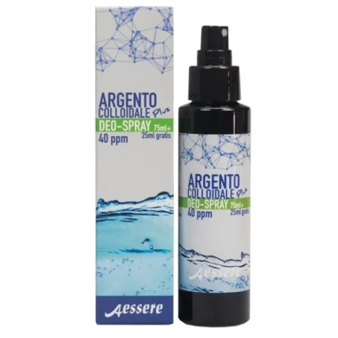 Aessere Argento Colloidale Plus Deodorante Spray 75 Ml + 25 Ml
