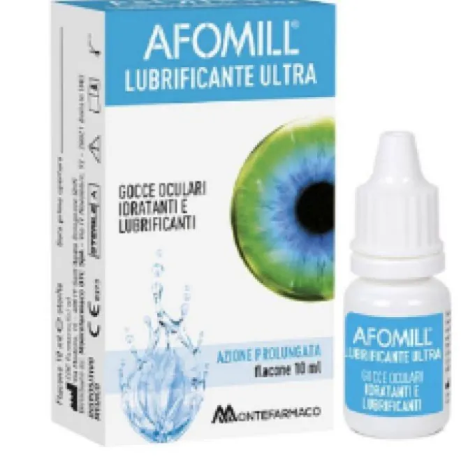 Afomill Lubrificante Ultra Gocce Oculari 10 Ml