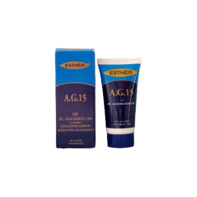 A.g. 15 Gel Levigante Con Acido Glicolico Pelle Grassa 30 Ml Trattamenti Anti Eta'