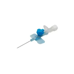 Ago Cannula A Due Vie 22 Gauge 0,9X25Mm In Acciaio Inox Consiliconatura Esterna, Tappo Luer Lock E Alette Laterali Colore Blu 50 Pezzi