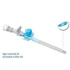Ago Cannula 2 Vie Sterile Monouso Neo Venopic In Poliuretanogauge 18 Lunghezza 45 Mm Con Sistema Di Sicurezza Smartsafe