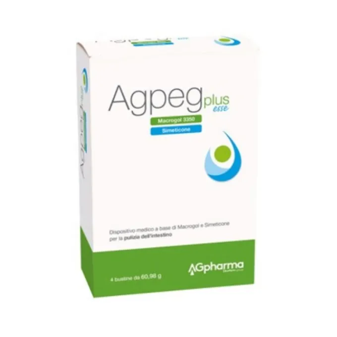 Agpeg Plus Esse Integratore Lassativo 4 Bustine Lassativi Azione Delicata
