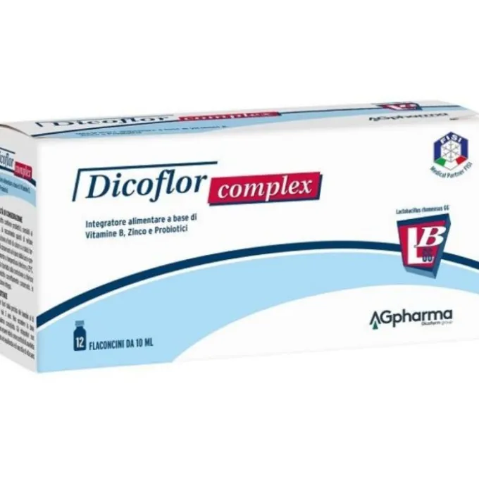 Ag Pharma Dicoflor Complex 12 Flaconcini 10 Ml Fermenti Lattici