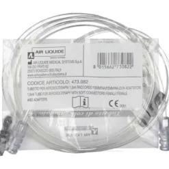 Air Liquide Tubo Ricambio Aerosol Con Raccordo 1.5 M Accessori Aerosol
