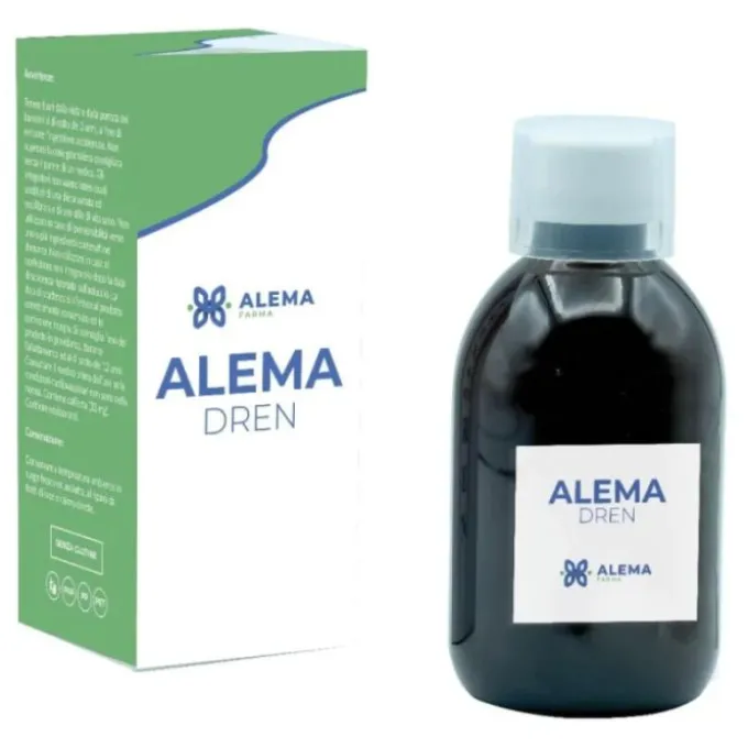 Alema Dren Integratore Drenante 250Ml - Integratore Alimentare Ritenzione Idrica