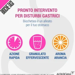 Alfasigma Biochetasi Orosolubile Granulato Effervescente 18 Bustine