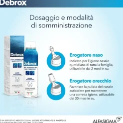 Alfasigma Debrox Spray Isotonico Naso E Orecchie 125 Ml