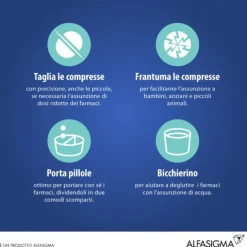 Alfasigma Genius Il Taglia Porta Frantuma Pillole Strumenti Sanitari