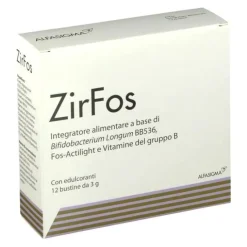 Alfasigma Integratori Zirfos Fermenti Lattici Integratore Alimentare 12 Bustine