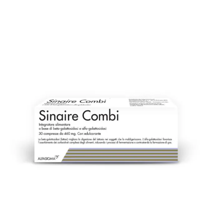 Alfasigma Sinaire Combi Integratore Di Enzimi 30 Compresse Gonfiore