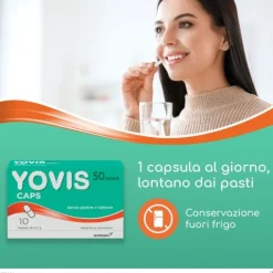Alfasigma Yovis Caps 50 Miliardi Integratore Fermenti Lattici Vivi 10 Capsule