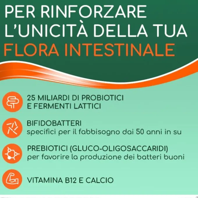 Alfasigma Yovis Rigenera 50+ Integratore Fermenti Lattici 10 Bustine