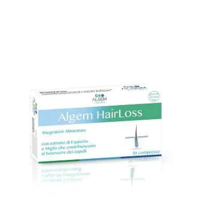 Algem Hairloss Integratore Per Cuoio Capelluto 30 Compresse Integratori Anticaduta