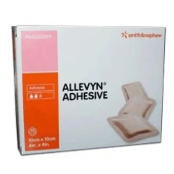 Allevyn Adhesive Medicazione Idrocellulare 10X10 Cm 5 Pezzi