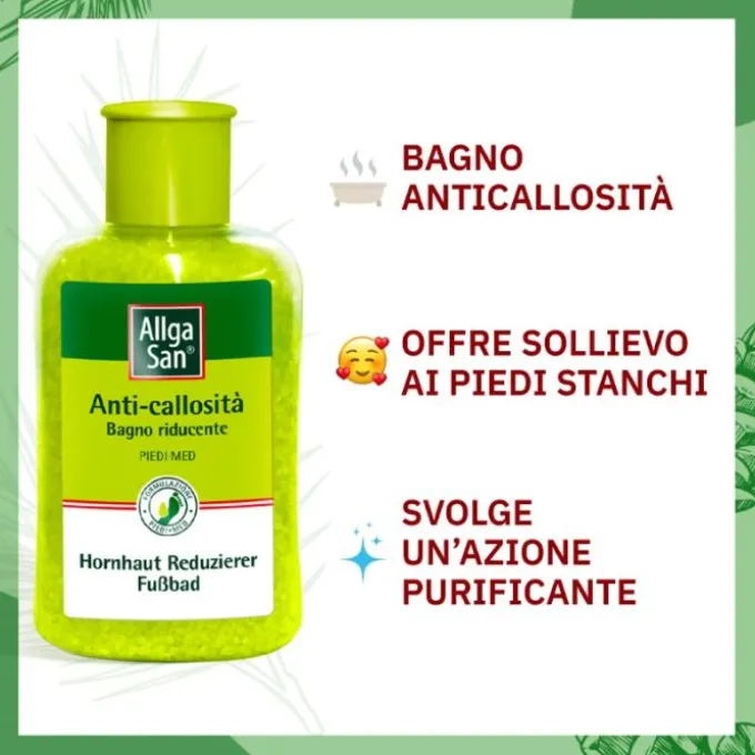 Allgasan Allga San Bagno Riducente Anticallosità 350 G Calli E Durezze