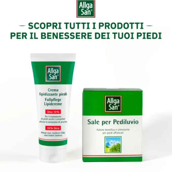 Allgasan Allga San Crema Lipidizzante Piedi 100 Ml Creme Secchezza Piede