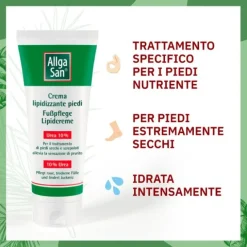 Allgasan Allga San Crema Lipidizzante Piedi 100 Ml Creme Secchezza Piede