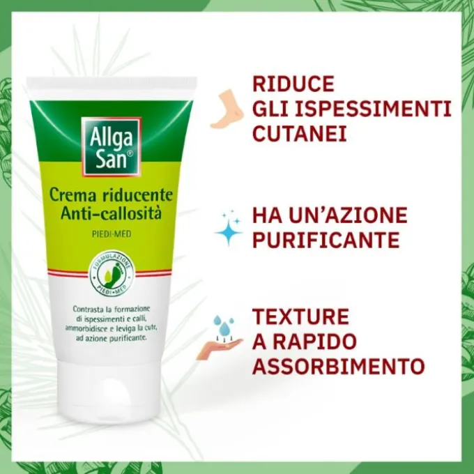 Allgasan Allga San Crema Riducente Anti Callosità 75 Ml Creme Secchezza Piede