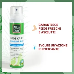 Allgasan Allga San Deo Spray Per Piedi 100 Ml Ipersudorazione E Odore Piede