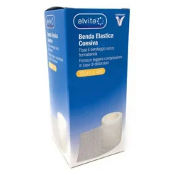 Alliance Healthcare It.dis. Benda Elastica Coesiva Alvita 12X4 Bende Elastiche Autofissanti