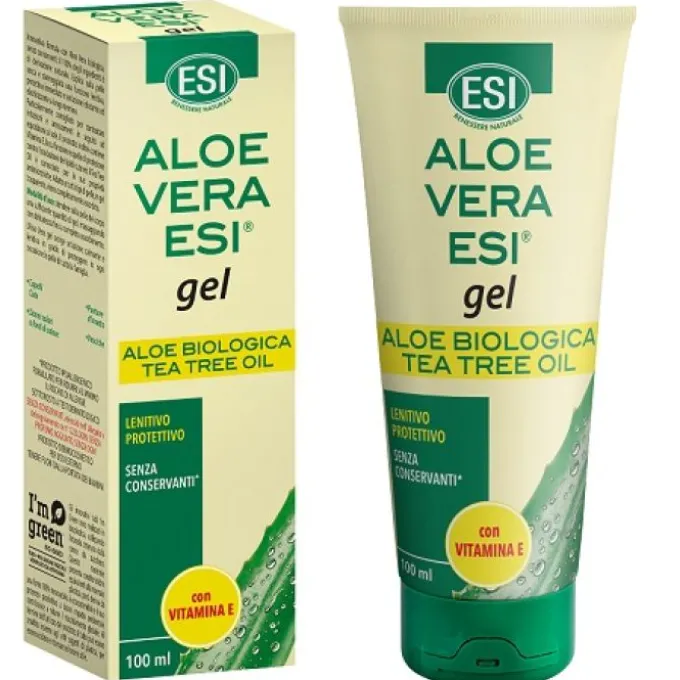 Aloe Vera Gel Vit. E + Tea Tree 100 Ml