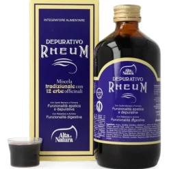Alta Natura-Inalme Depurativo Rheum Integratore Depurativo 250 Ml Depurativi E Disintossicanti