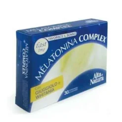 Alta Natura Melatonina Complex Fast Integratore Alimentare 30 Compresse