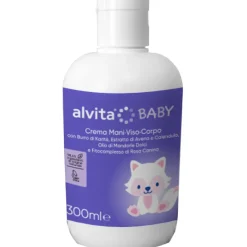 Alvita Baby Crema Viso-Corpo 300 Ml Idratanti